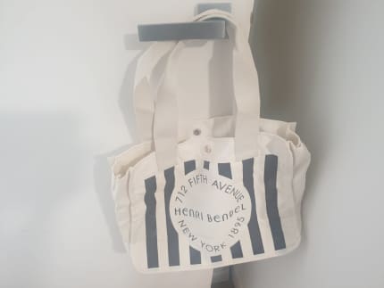 Henri bendel canvas tote on sale bag