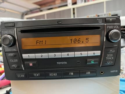 FOR SALE GENUINE TOYOTA 6 disc cd/ radio Bluetooth | Audio, GPS & Car  Alarms | Gumtree Australia Fairfield Area - Bonnyrigg Heights | 1304314930