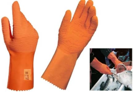 MIDAS Commercial Fish Handling Gloves H/D Crinkled Latex 30cm, Other  Home & Garden, Gumtree Australia Manningham Area - Doncaster