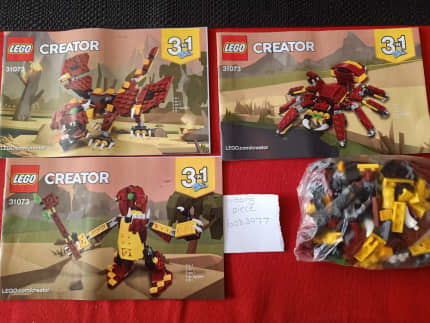 Lego creator 3 best sale in 1 instructions 31073