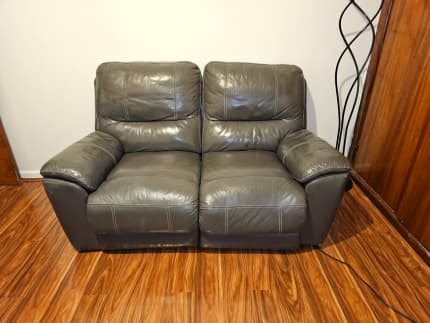 Genuine Leather Two Seaters Electric Recliner Lounge Sofa