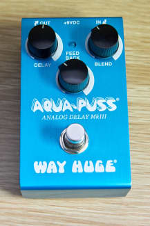 Way Huge Smalls Aqua Puss Analog Delay Guitar Pedal WM71