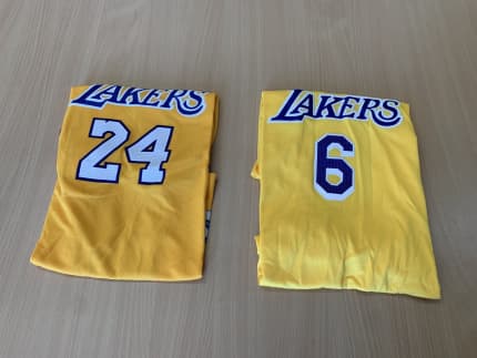 Shirts & Tops, Kids 24 Kobe Bryant Los Angeles Lakers Yellow Color  Stitched Jersey