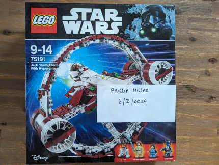 Lego star wars jedi starfighter with hyperdrive 75191 hotsell