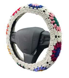 Crochet Pattern daisy Steering Wheel Cover Pattern/crochet Pattern 