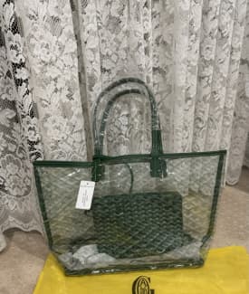 Goyard clear tote on sale bag