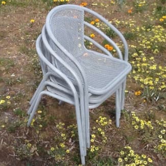 lightweight metal garden chairs