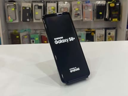SAMSUNG GALAXY S8 PLUS 64GB MIDNIGHT BLACK AS NEW CONDITION