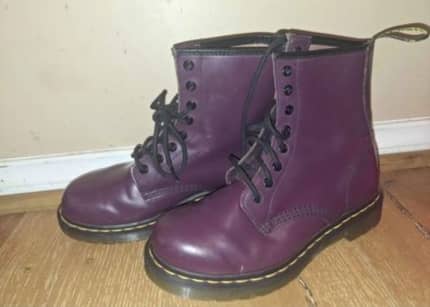 Purple doc clearance martens kids