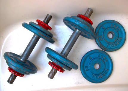 Gumtree barbell online weights