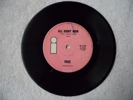 Free - All Right Now 7 inch single rare | Other Books, Music