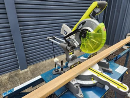 Drop Saw Ryobi Sliding Mitre Saw On Folding Stand Hand Tools