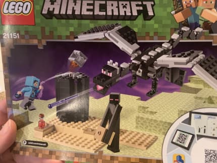 lego minecraft the end battle