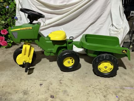 John deere tractor and trailer with steering 2025 wheel sounds