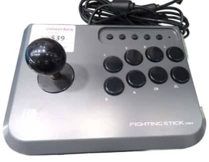 Hori Fighting Stick Mini in Gray - Nintendo Switch