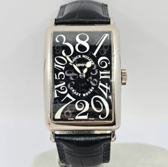 Franck Muller Crazy Hours Long Island 18k White Gold 1200CH GST