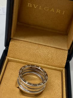 BVLGARI  three-band ring 18 kt white gold.  size 7 | Women's  Jewellery | Gumtree Australia Hurstville Area - Hurstville | 1308229365