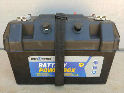 ATEM POWER 50Ah 12V LiFePO4 lithium battery in ATEM POWER battery box, Caravan & Campervan Accessories, Gumtree Australia Tea Tree Gully Area -  Dernancourt