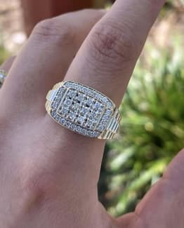 Michael hills diamond on sale ring