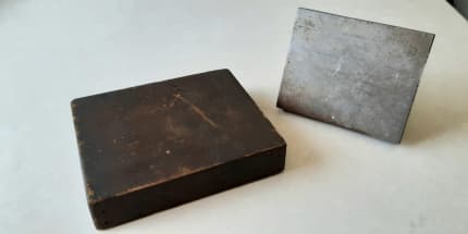 Jewelers Bench Block with Steel and Rubber Blocks