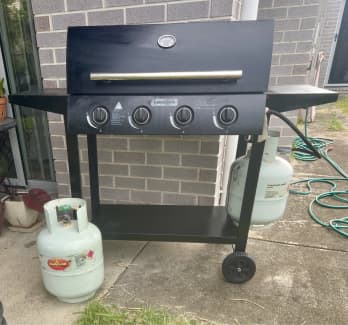 2 burner hotsell hooded bbq