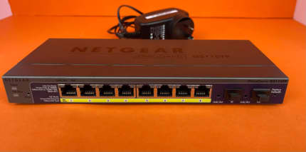 Netgear Prosafe GS110TP 8-Port Gigabit POE Smart Switch with 2