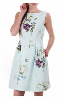 ted baker floral skater dress