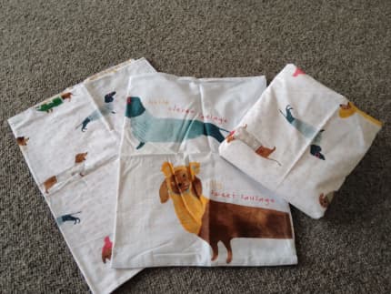 Sausage dog outlet quilt cover australia