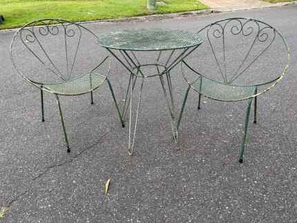 retro garden dining set