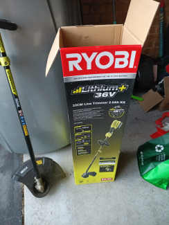 Ryobi 36V 2.0Ah 28 33cm Straight Shaft Cordless Line Trimmer Kit Garden Tools in Dandenong North VIC Gumtree Australia