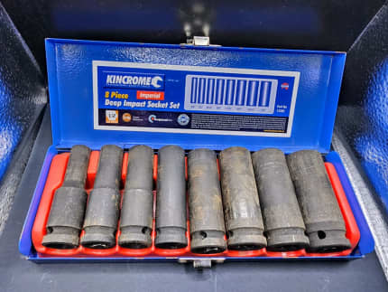 Kincrome deep store impact socket set