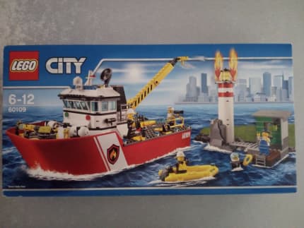 Lego City Fire Boat 60109 (Brand New - Sealed - Unopened) Big Set