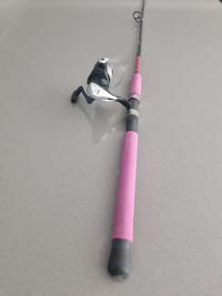 Pink Shimano Lipstix Fishing Rod, Fishing