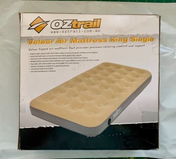 Oztrail king clearance single air mattress