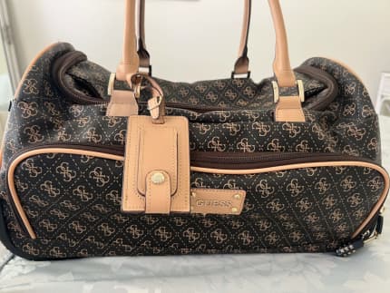 Guess logo affair duffle on sale bag