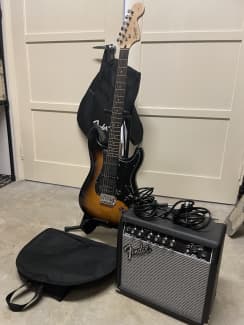 Squier Stratocaster Starter Package - Brown Sunburst