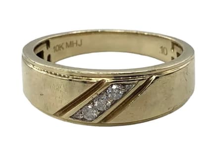 Mens gold ring on sale gumtree