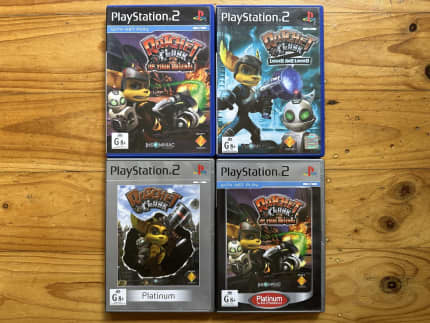 Mint Disc Playstation 2 Ps2 Platinum Ratchet and Clank 3 up your Arsenal -  In