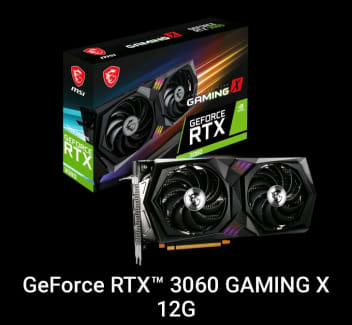 MSI GeForce RTX 3060 GAMING X 12G GPU Graphics Card | Components