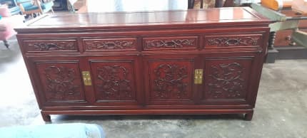 rosewood buffet table