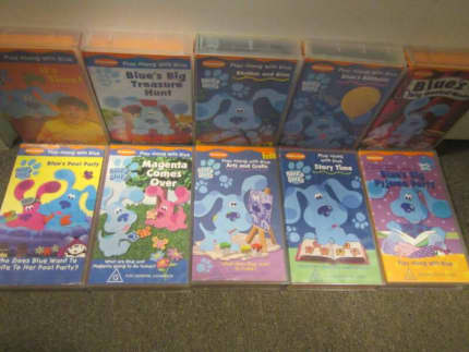 Bulk Lot x10 Blues CLues VHS video kids cartoon tv show classic