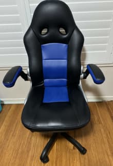 Bathurst racer high back chair blue new arrivals