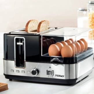 Breakfast Makers, Gourmia GBF370 3 in 1 Breakfast Station Center