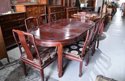 Solid rosewood online dining table