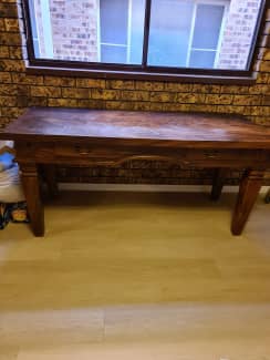 rustic mahogany desk