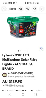 Lytworx solar online fairy lights