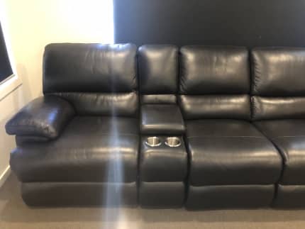 leather media lounge