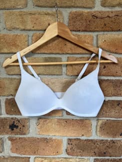 BNWT uniqlo airism cotton cropped bra tube top in white