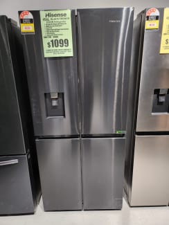 hisense pureflat 454l french door fridge stainless steel