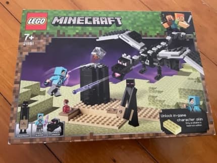 Lego Minecraft The End Battle 21151 rare retired set Toys